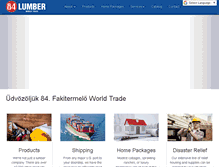 Tablet Screenshot of 84worldtrade.com